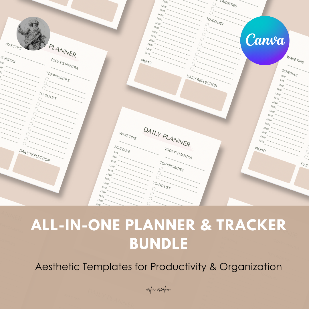 Massive Planner & Tracker Templates Ultimate Bundle ✅💡